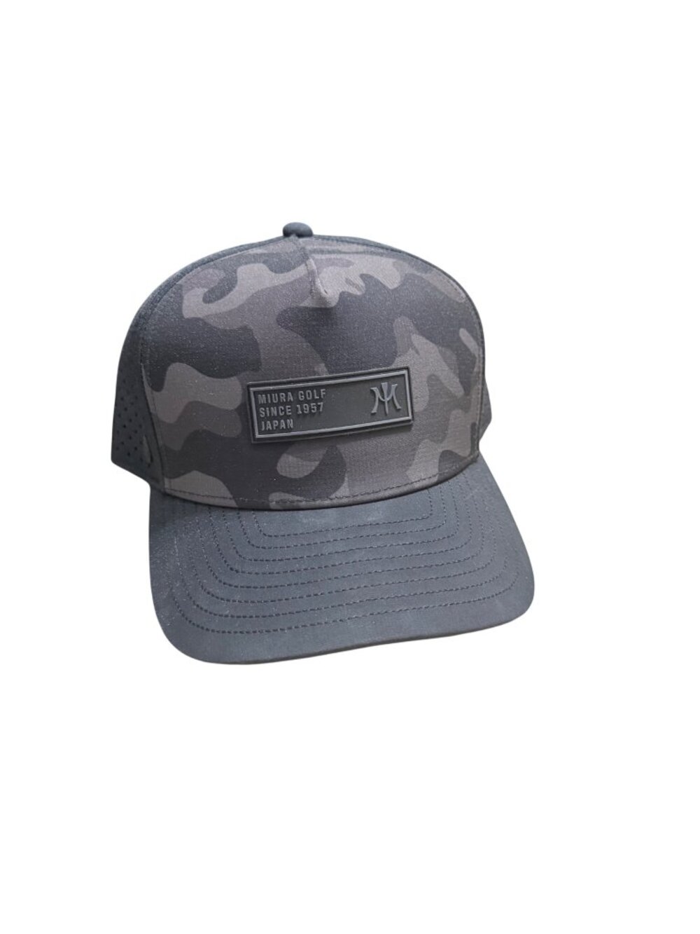 Miura Golf X Melin Odyssey Hydro Black Camo Snap Back Cap Mens Size XLarge
